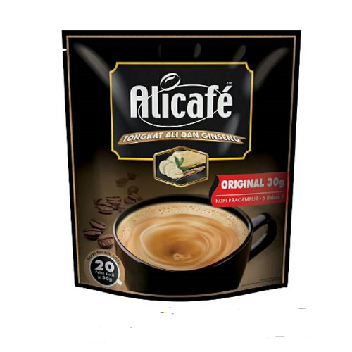 Alicafe Tongkat Ali dan Gingseng Coffee ISI 20 Sachet 